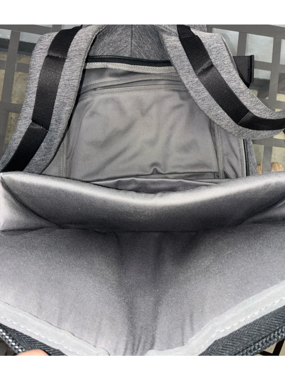 [Cote & Ciel] ISAR Rucksack M Eco Yarn GREY BLACK Backpack Laptop Bag